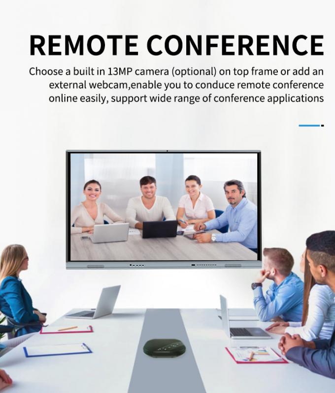 Iboard สินค้าใหม่ หน้าจอสมาร์ท 98 นิ้ว 4K หน้าจอแผ่นสื่อสัมพันธ์ หน้าจอสัมผัสขนาดใหญ่ สําหรับห้องประชุม 1