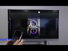 65 นิ้ว LED Interactive Whiteboard Android 8.0 หน้าจอสัมผัส 4K USB3.0 สําหรับออฟฟิศออฟิศ