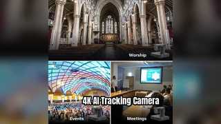 กล้องติดตาม iBoard 4K PTZ AI สำหรับการประชุมระดับมืออาชีพ
