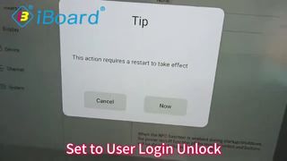 ฟังก์ชั่น NFC บนบอร์ดการประชุมอัจฉริยะ