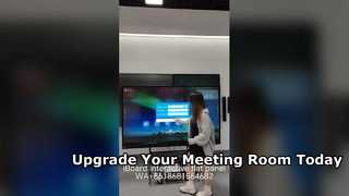 มีประชุมไหม? ลองไวท์บอร์ดแบบโต้ตอบ iBoard สำหรับห้องประชุมดูสิ!