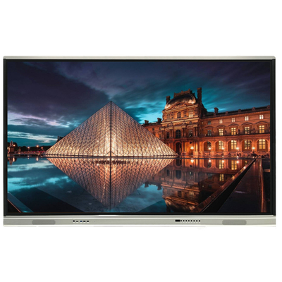 ไวท์บอร์ดแบบโต้ตอบ LED ขนาด 86 นิ้ว 65 75 98 Smart Multi Touch Display