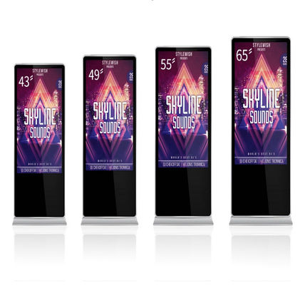 จอแสดงผล LED Kiosk, เครื่องโฆษณาป้ายดิจิตอลแบบโต้ตอบ CE 10 Touch Points Screen