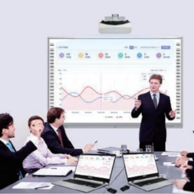 4K ความละเอียด 86 นิ้ว Led Smart Board All In One คอมพิวเตอร์ อินเตอร์เอกทีฟ แพลท แพนเลอร์สําหรับการประชุมและการสอน