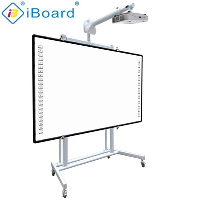 iBoard School กระดานไวท์บอร์ดแบบโต้ตอบอิเล็กทรอนิกส์ 86 นิ้ว Smart Active Board