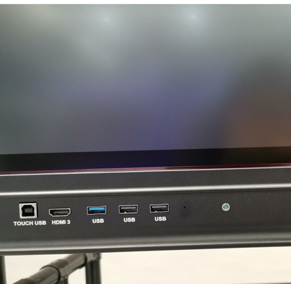 หน้าจอสัมผัสขนาดใหญ่ 86 นิ้วจอ LCD 4K กระดานอัจฉริยะแบบโต้ตอบ Flat Panel