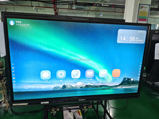มัลติทัช มอนิเตอร์ iBoard ไวท์บอร์ดอินเตอร์เอ็กซ์เทรคชันจอฉลาดโรงงาน OEM