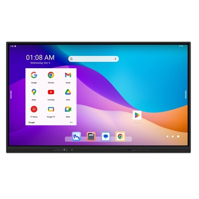 iBoard 75 86 นิ้ว Smart Touch Screen บอร์ดอินเทรคชัน บอร์ดแสดงผล บอร์ดอินเทรคชัน สําหรับห้องประชุมชั้นเรียน