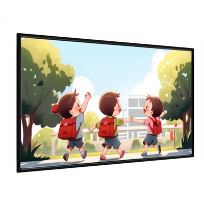 กระดานสีขาวอินเตอร์เอ็กเตอร์เรด 82 ถึง 120 นิ้ว กระดานสีขาว 20 จุดสัมผัส USB Smart Kids กระดานแม่เหล็กสําหรับห้องเรียน
