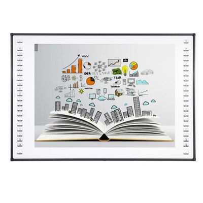 102 นิ้ว IR Interactive Whiteboard พร้อมพื้นผิวเซรามิก/นาโน และ 10 จุดสัมผัสสำหรับห้องเรียน