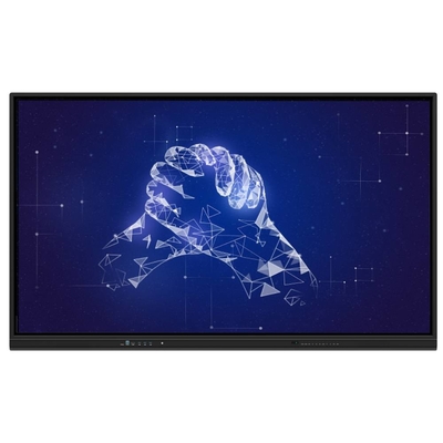 อินเตอร์เอ็กทีฟ ทัชสกรีนไวท์บอร์ด Media TV Video Player Display With Android Win OS USB VGA AUDIO สําหรับสํานักงานโรงเรียน