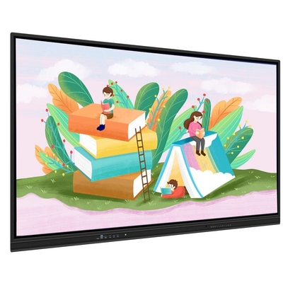 LCD Smart Board USB HDMI TYPE-C Port Wifi อินเตอร์เอคทีวี Whiteboard OPS Screen Monitor สําหรับห้องสอน วิดีโอ 86 นิ้ว