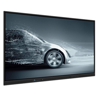หน้าจอสัมผัสอินเตอร์เอคทีฟ บอร์ดสีขาว EDLA หน้าจอใหญ่ 110 นิ้ว Wifi Monitor 40 จุด IR Display สําหรับเด็กโรงเรียน ทีวีสํานักงาน