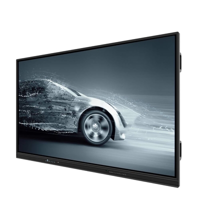 หน้าจอสัมผัสอินเตอร์เอคทีฟ บอร์ดสีขาว EDLA หน้าจอใหญ่ 110 นิ้ว Wifi Monitor 40 จุด IR Display สําหรับเด็กโรงเรียน ทีวีสํานักงาน