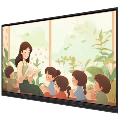 All In One Interactive Whiteboard 65 75 86 Inch Media Player Multi Touch IR Points บอร์ดทีวีสมาร์ท สําหรับสํานักงานฝึกอบรม