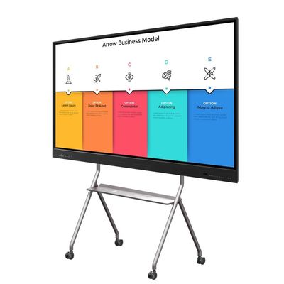 55/65/75/86/98 Inch Interactive Flat Panel สําหรับการประชุมวีดีโอและการศึกษาในธุรกิจ