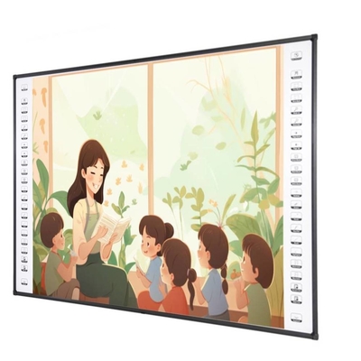 ตารางไฟฟ้าอินทรารักสีอินทรารักสี IR Touch Frame USB Port 82 นิ้ว 10 จุด Smart Whiteboard ตารางไฟฟ้าสําหรับเด็กอนุบาล