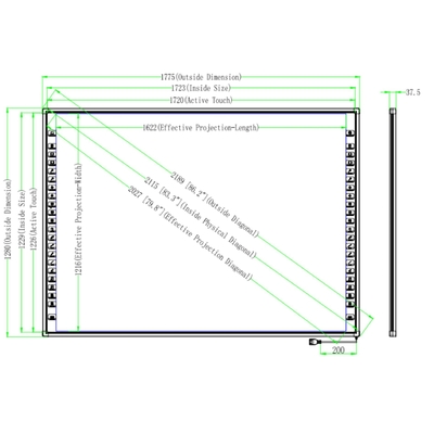 ขายดีที่สุด Finger Touch Smart Digital Board กระดานสื่อปฏิสัมพันธ์พกพา กระดานสีขาวสําหรับโรงเรียน อุปกรณ์ห้องเรียนมัลติมีเดีย