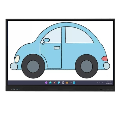 บอร์ดฉลาด LCD ขนาด 75 นิ้ว สําหรับการตอบสนองแบบสัมผัสแบบปฏิสัมพันธ์ในงานประชุมโรงเรียน