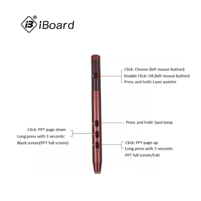 Micro USB Intelligent Pen 2.4GHz RF แบบไร้สาย สําหรับแผ่นสัมผัสปฏิสัมพันธ์