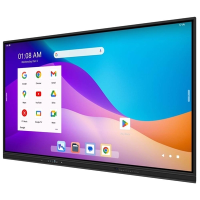 65 นิ้ว อินเตอร์เอกทีฟ ทัชแพนล์ จอ Android 11/13 20 ทัช คอมพิวเตอร์ เล็ปโตป เชื่อมต่อเพื่อการสอน