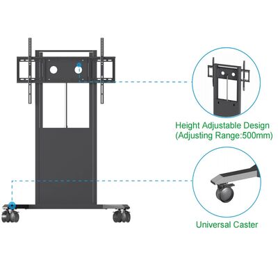 สัมผัสกับตารางวางทีวี ตารางวางพื้นสําหรับ 65/75/86 นิ้ว