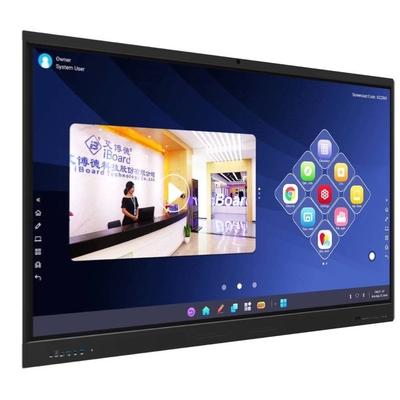 บอร์ดสมาร์ท 4K Ultra HD อินเตอร์เอคทีฟี พร้อมเครื่องเสียงติดผนัง กล้องไมค์