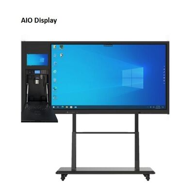 75'' กระดานไวท์บอร์ดอินฟราเรดแบบโต้ตอบพร้อมระบบปฏิบัติการ Android และการเชื่อมต่อสองบอร์ดสำหรับการสอนอัจฉริยะ