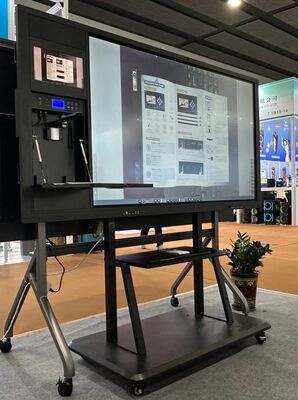 75'' กระดานไวท์บอร์ดอินฟราเรดแบบโต้ตอบพร้อมระบบปฏิบัติการ Android และการเชื่อมต่อสองบอร์ดสำหรับการสอนอัจฉริยะ