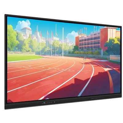 iboard 55 นิ้ว อินเทรคทีฟ แพลท แพนเลส LCD touch screen มอนิเตอร์ TE-QS ซีรีส์ พร้อมพอร์ต USB HDMI สําหรับการศึกษา