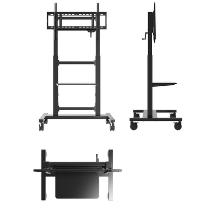iBoard TV โมบาย คาร์ท ทีวี มอนท์ ความสูง ปรับได้ 42''- 86" ผังแบนอินเตอร์เอ็กทีเวียร์