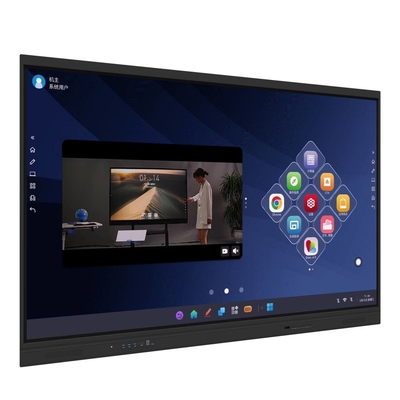IR Interactive Whiteboard EDLA Google Certified Black Android OPS 40 จุด มอนิเตอร์ด้วยเซ็นเซอร์แสง NFC สําหรับเด็กโรงเรียน
