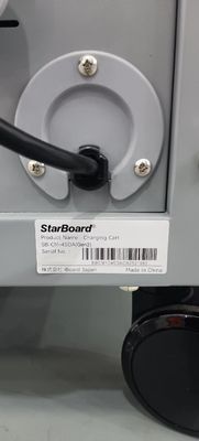 CE AC ชาร์จ DC ชาร์จ และ USB Type-A Type-C Vault Storage IPad คันชาร์จมือถือ ตู้ชาร์จพร้อมล้อ