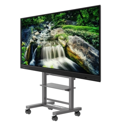 LCD Smart Board 65 นิ้ว 20 จุด แอนดรอยด์ 14 USB Wifi แสงเซนเซอร์ Smart TV คอมพิวเตอร์สําหรับการนําเสนอสํานักงานครู