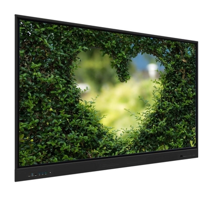LCD Smart Board 65 นิ้ว 20 จุด แอนดรอยด์ 14 USB Wifi แสงเซนเซอร์ Smart TV คอมพิวเตอร์สําหรับการนําเสนอสํานักงานครู