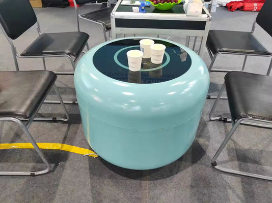 ตู้เย็นมือถือสมาร์ท X1 พกพาด้วยล้อสากล ไฮดรอลิกยกปก 130L ตู้เย็นการชาร์จไร้สาย