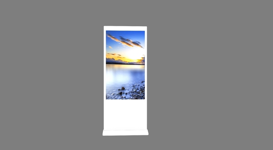 ภายใน 43 นิ้วพื้นยืนการออกแบบที่กําหนดเอง ซุปเปอร์มาร์เก็ต LCD โปรแกรมโฆษณา