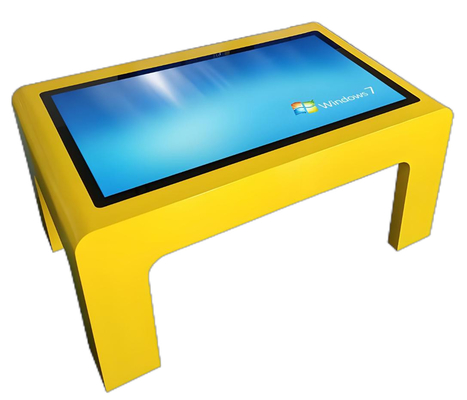 1080P 43 นิ้ว Capacitive Touch Screen Interactive Kiosk โต๊ะป้ายดิจิตอลสําหรับศูนย์เกมสํานักงาน