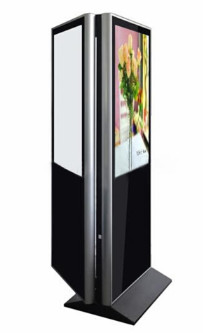 Factroy Direct CE FCC LED 43 นิ้ว Kiosk Display อินเตอร์เอคทีฟ ทัช ดิจิตอล ไซเนจ์ ระบบหน้าต่างสําหรับโฆษณาธุรกิจ