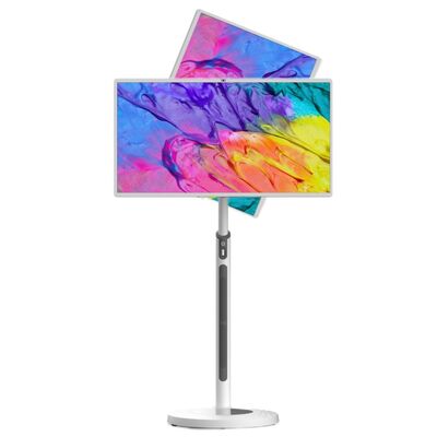 ทีวีอัจฉริยะพกพาหน้าจอ IPS ขนาด 32 นิ้ว พร้อมแบตเตอรี่แบบชาร์จไฟได้