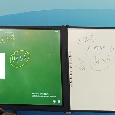 iboard โรงงานตรง 75 นิ้ว ปิดได้ Recoardable ติดต่อกัน Blackboard สมาร์ท Whiteboard อินเตอร์เอกทีฟ แพนล์ดจอ All In One With Stand Support มาร์กเกอร์ปากกา Chalk การเขียนการศึกษา