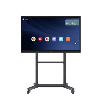500cd/m2 ความสว่าง LCD Smart Board กับ Android OS 14 และ หรือ สีกรอบสีเทาดํา