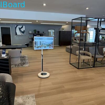 คิโอสค์จอสัมผัสพกพาขนาด 32 นิ้ว พร้อมจอสัมผัส 10 จุด