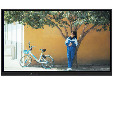 กระดานอัจฉริยะจอแบนแบบโต้ตอบมัลติทัช ความละเอียด 4K ขนาด 65 นิ้ว สำหรับโรงเรียนและการประชุม