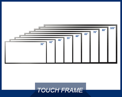 3840*2160 ความละเอียด บอร์ดสีขาว Multi Touch With Ceramic Surface Black Frame รางสีดํา