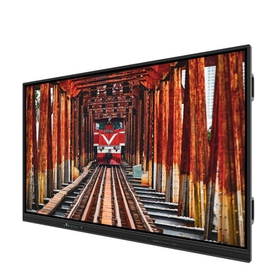 IR Interactive Whiteboardge 98 105 110 นิ้ว หน้าจอใหญ่ smart tv สําหรับสื่อ ห้องเรียน ห้องประชุมวีดีโอ Android touch wifi VGA Audio PC เชื่อมต่อ