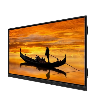 LCD Smart Board Windows OS 10 หรือ 11 Pro เริ่มใช้งาน ปรับความละเอียด 4K UHD 3840*2160 ความละเอียด AC 110-240V ความดัน TF OPS สล็อต สําหรับการเรียนการสอนในห้องเรียน