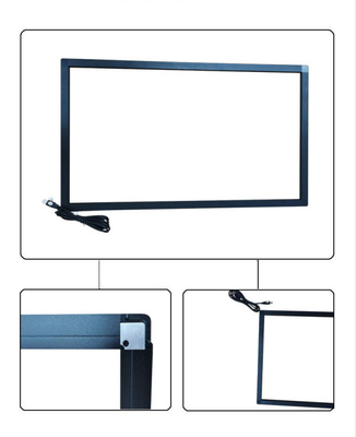 การเชื่อมต่อ USB 19 ถึง 200 นิ้ว อินฟราเรด ทัช เปิดกระจก Frame for Screens คิโอสก์ผนังวีดีโอ
