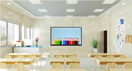 เวอร์ชั่นใหม่ Android System Interactive Flat Panel With High Contrast 1200:1 และความเร็วของคอร์เซอร์ 100 ดอท/เอส 20 จุดสัมผัสสนับสนุนกับจอแชร์
