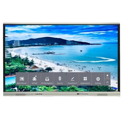 Ingscreen Smart Interactive Board 4k ทัชพานีล All In One Pc Monitor พานีลออนไลน์แบบราบ สําหรับงานประชุมการศึกษา
